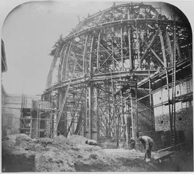 Construction of the British Museum Reading Room, 1854-57